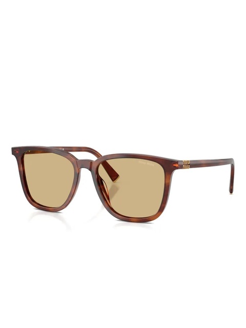 Miu Miu Eyewear tortoiseshell-pattern sunglasses - Brown - zdjęcie produktu nr 1