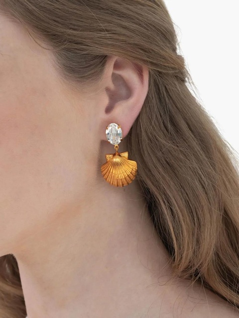 Jennifer Behr Capesante earrings - White - zdjęcie produktu nr 2