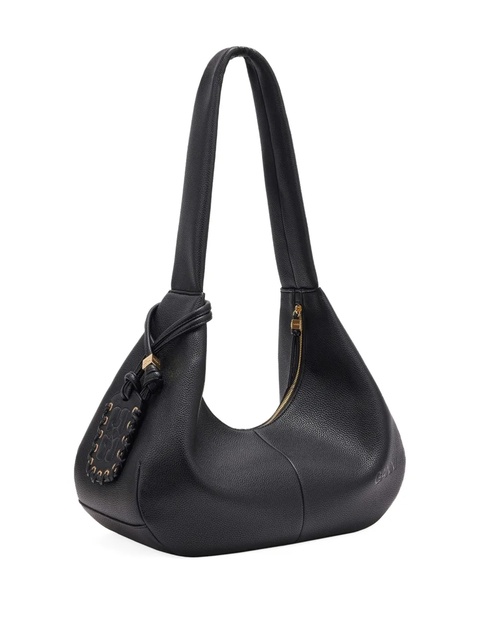 GANNI medium Hobo tote bag - Black - zdjęcie produktu nr 2