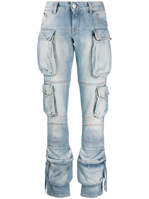 The Attico Essie cargo jeans - Blue - zdjęcie produktu nr 1