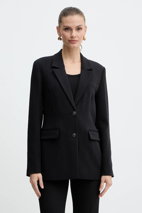 Guess marynarka JOANDRA kolor czarny jednorzędowa gładka W5BN53 W2402 - zdjęcie produktu nr 1