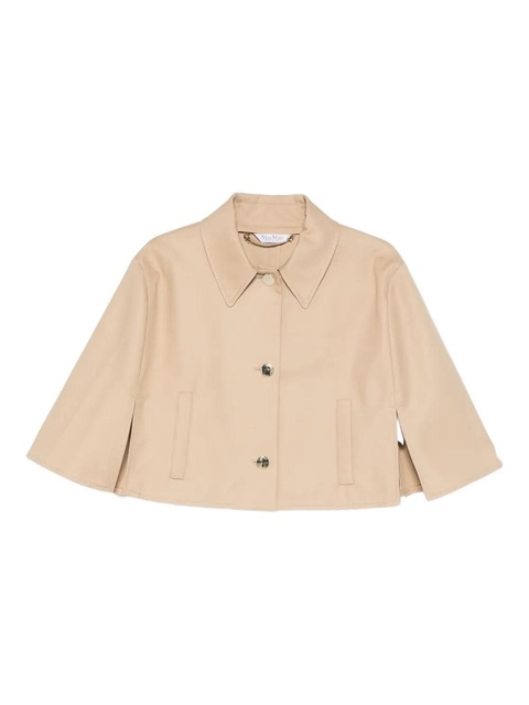 Max Mara button-down cape jacket - Neutrals - zdjęcie produktu nr 1