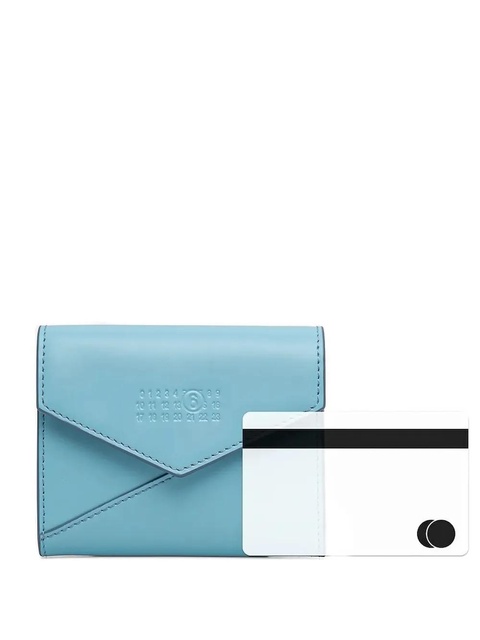 MM6 Maison Margiela leather wallet - Blue - zdjęcie produktu nr 1