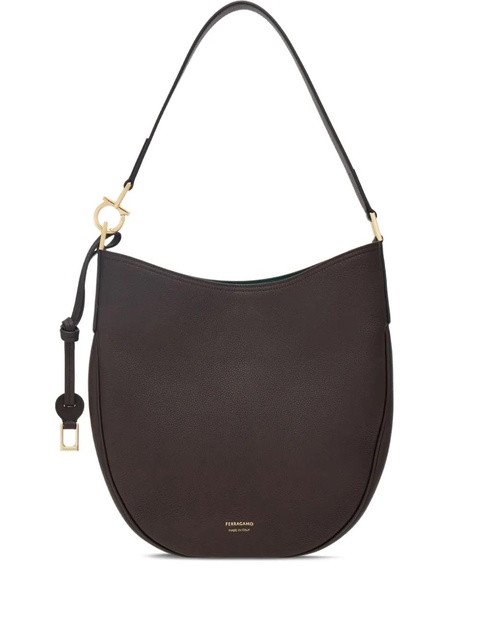 Ferragamo leather shoulder bag - Brown - zdjęcie produktu nr 1