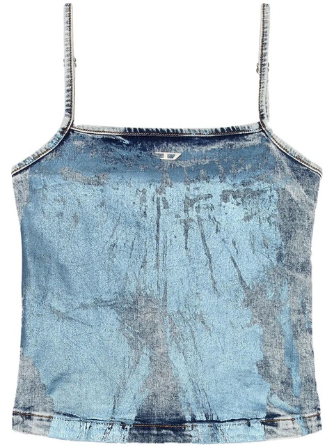 Diesel De-Ila-S metallic-effect top - Blue - zdjęcie produktu nr 1