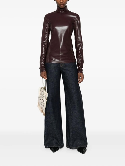 Rabanne funnel-neck long-sleeve top - Purple - zdjęcie produktu nr 1