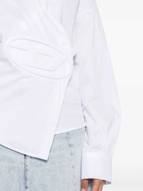 Diesel Oval D-appliqué shirt - White - zdjęcie produktu nr 2