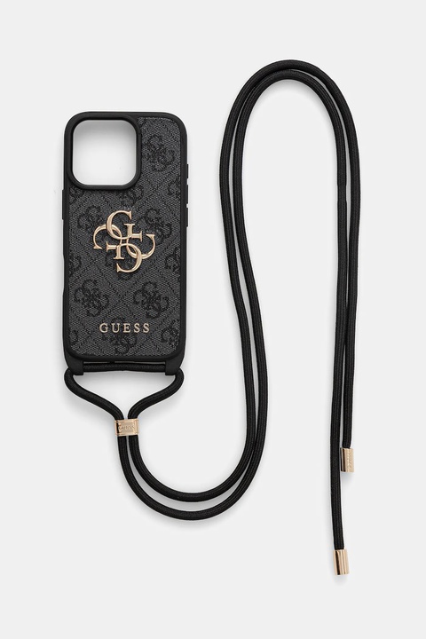 Guess etui na telefon iPhone 16 Pro kolor czarny GUHCP16LP4GMGCRK - zdjęcie produktu nr 1
