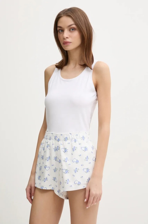 Hollister Co. szorty piżamowe damska kolor biały KI346-5033 - zdjęcie produktu nr 2