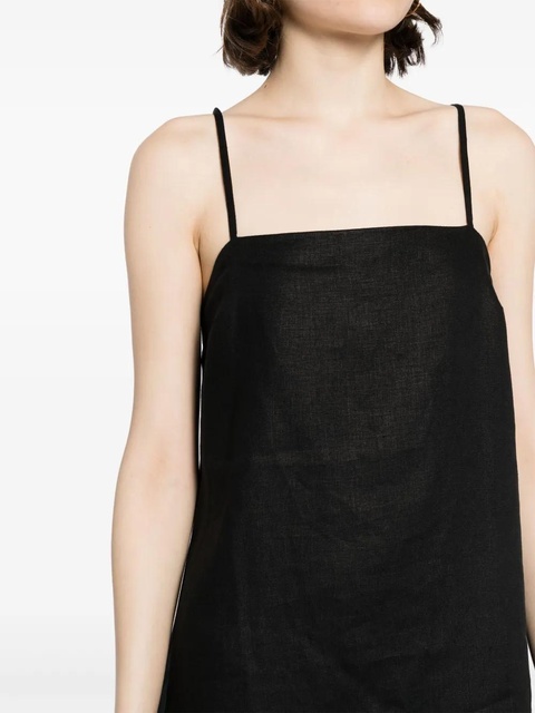 Reformation Aubree linen minidress - Black - zdjęcie produktu nr 2