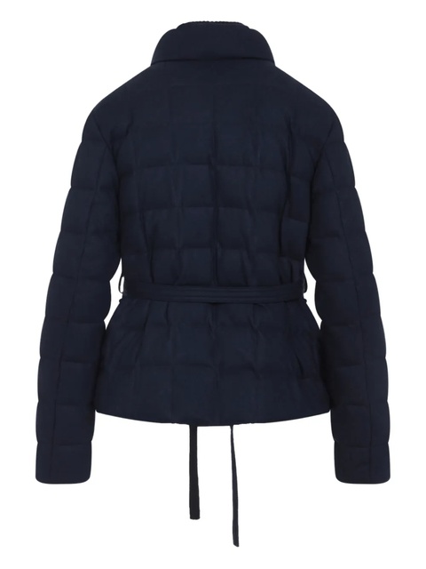 Moncler Bussettes quilted belted jacket - Blue - zdjęcie produktu nr 1