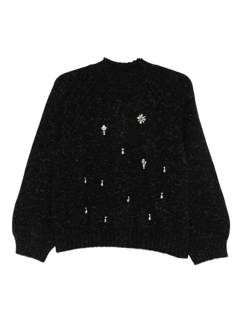 SOLOTRE embellished sweater - Black - zdjęcie produktu nr 1
