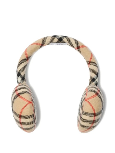 Burberry Vintage Check earmuffs - Neutrals - zdjęcie produktu nr 2