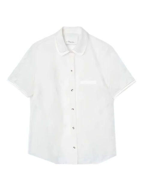3.1 Phillip Lim floral-pattern short-sleeve shirt - White - zdjęcie produktu nr 1