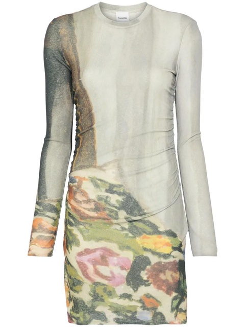 Nanushka draped dress - Green - zdjęcie produktu nr 1