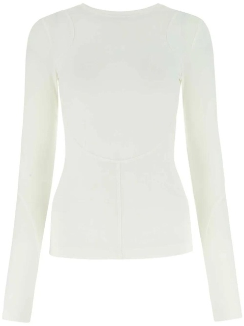 Givenchy cut-out crew-neck T-shirt - White - zdjęcie produktu nr 1