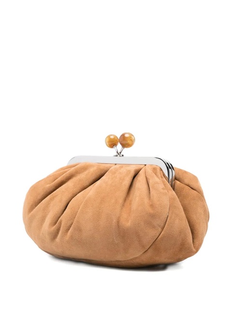 Weekend Max Mara suede clutch bag - Brown - zdjęcie produktu nr 2