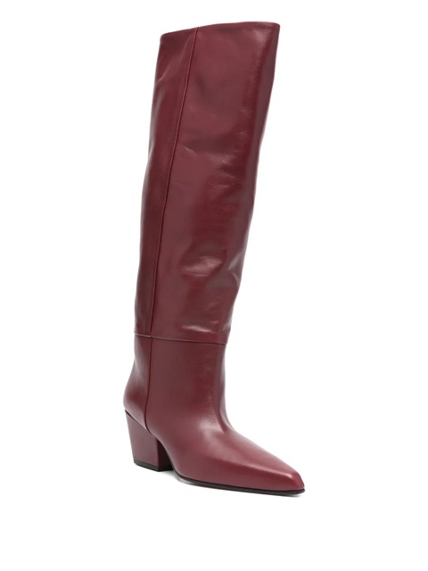 Paris Texas 70mm calf leather pointed-toe boots - Red - zdjęcie produktu nr 1
