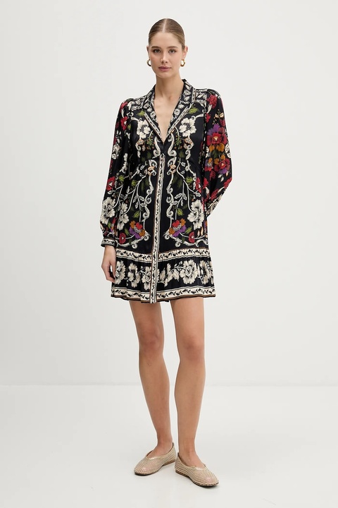 Farm Rio sukienka kolor czarny mini rozkloszowana 344649 - zdjęcie produktu nr 1