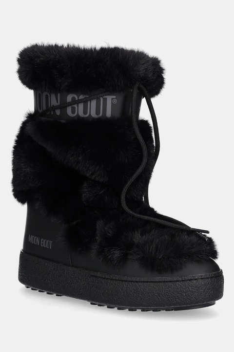 Moon Boot śniegowce MB LTRACK FAUX FUR HIGH WP kolor czarny 80D2450210 N001 - zdjęcie produktu nr 2