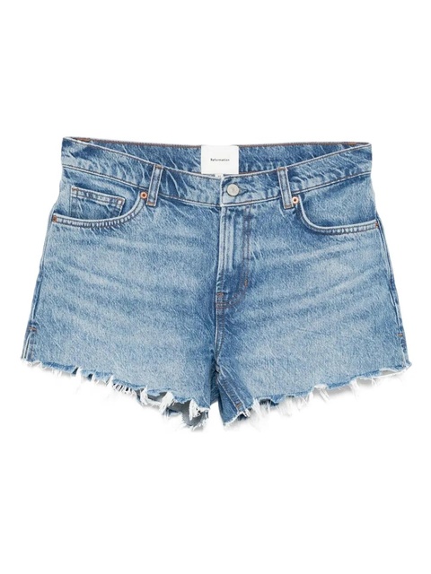 Reformation Sutton denim shorts - Blue - zdjęcie produktu nr 1
