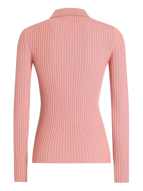 Dolce & Gabbana ribbed polo top - Pink - zdjęcie produktu nr 2