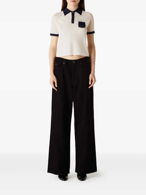 Acne Studios short-sleeve pocket polo top - White - zdjęcie produktu nr 1