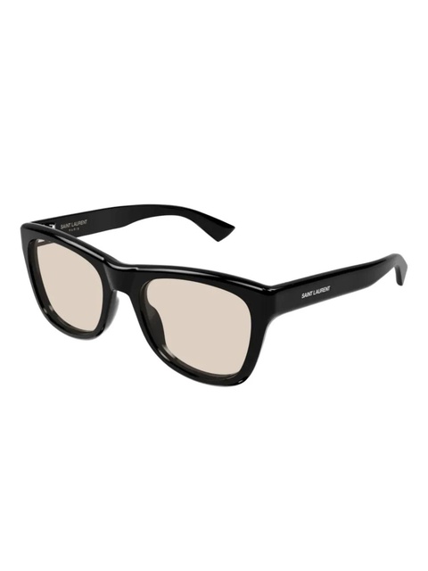 Saint Laurent Eyewear logo-print sunglasses - Black - zdjęcie produktu nr 2