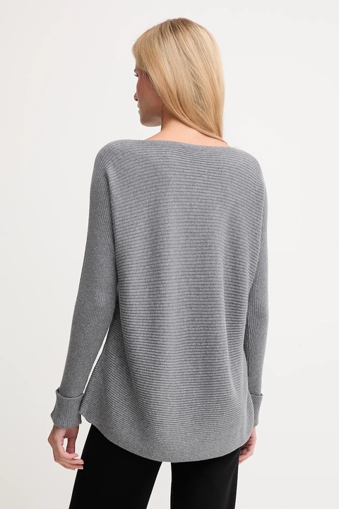 United Colors of Benetton sweter z dodatkiem wełny damski kolor szary 1Y6SD10CH - zdjęcie produktu nr 2