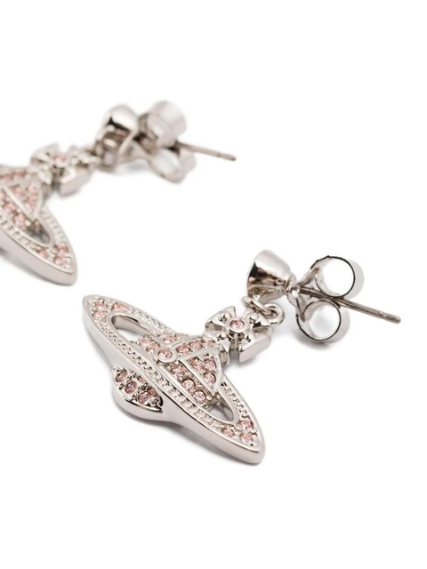 Vivienne Westwood Mini Bas Relief Drop earrings - Silver - zdjęcie produktu nr 2