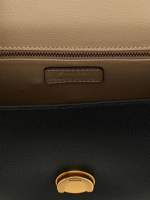 PINKO logo-buckle tote bag - Black - zdjęcie produktu nr 2