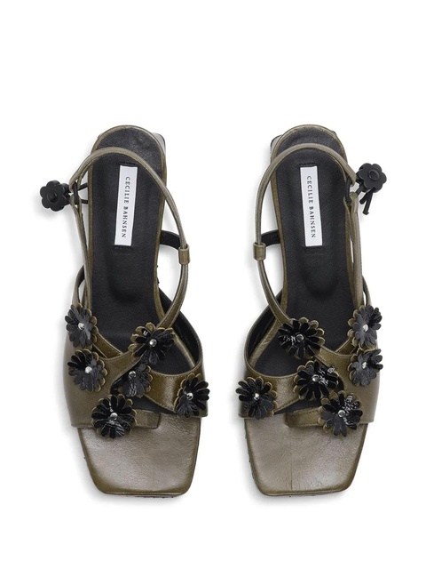 Cecilie Bahnsen Arna sandals - Green - zdjęcie produktu nr 1