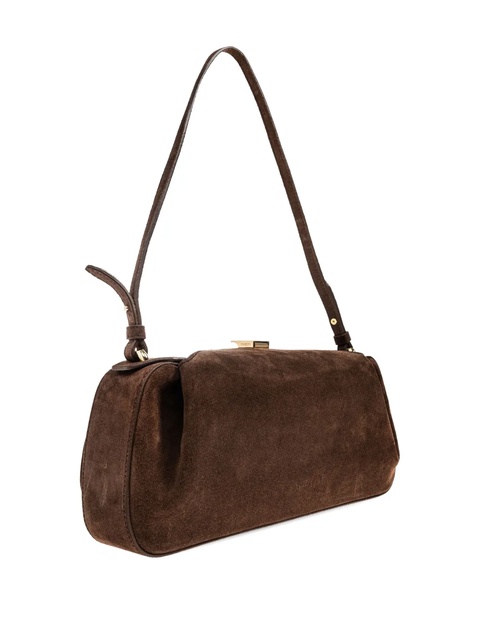 Yuzefi Oyster suede shoulder bag - Brown - zdjęcie produktu nr 2