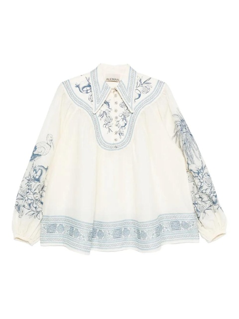ALEMAIS Villa Romantica blouse - White - zdjęcie produktu nr 1