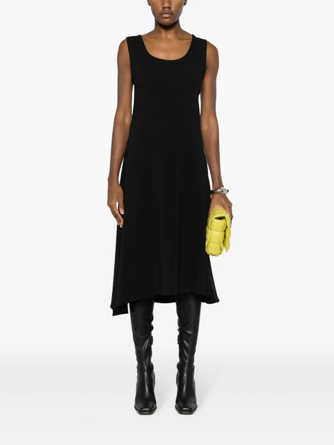 Jil Sander scoop-neck midi dress - Black - zdjęcie produktu nr 2