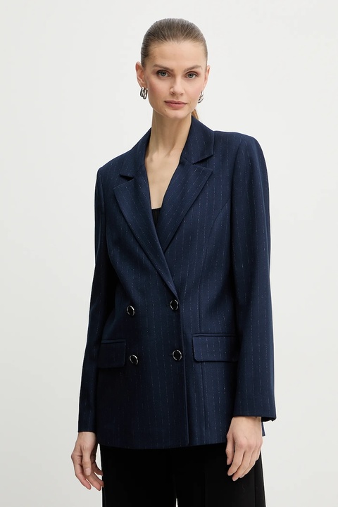 Guess marynarka ZANITA kolor granatowy dwurzędowa W5BN59 W2422 - zdjęcie produktu nr 1