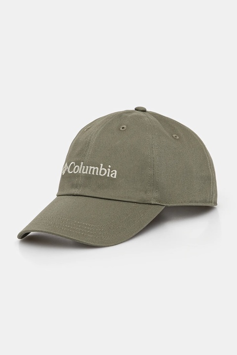 Columbia czapka z daszkiem bawełniana Provisions Ball Cap kolor zielony z aplikacją 2096351 - zdjęcie produktu nr 1