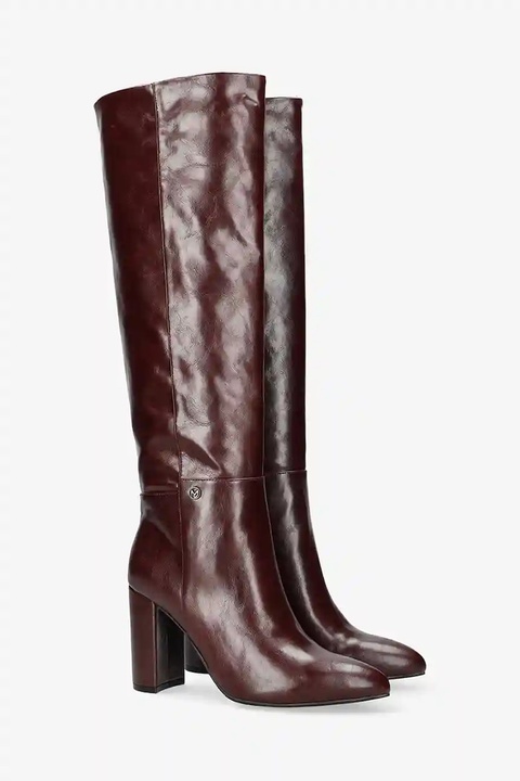 Mexx kozaki KRYSTAL INDY damskie kolor bordowy na słupku MI001800153W - zdjęcie produktu nr 1