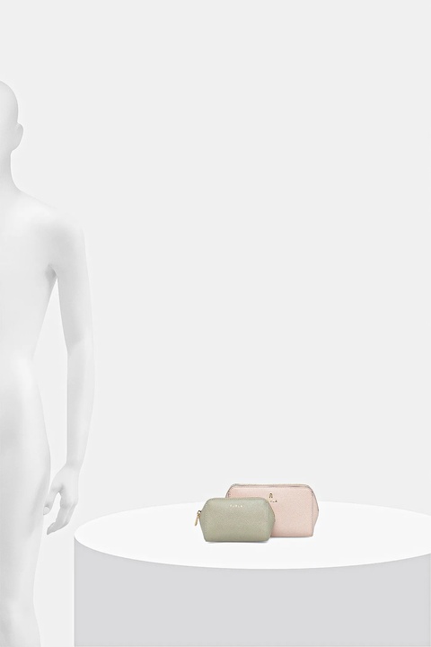 Furla kosmetyczka skórzana 2-pack kolor różowy WE00453.ARE000.4050S - zdjęcie produktu nr 2