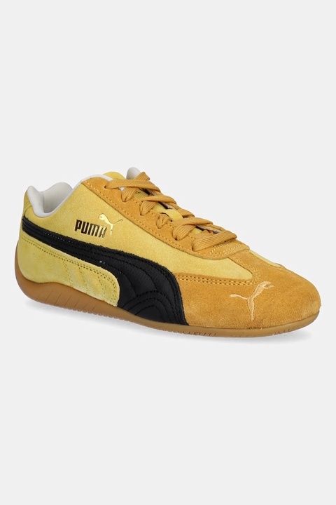 Puma sneakersy zamszowe Speedcat damskie kolor żółty 406329 - zdjęcie produktu nr 1