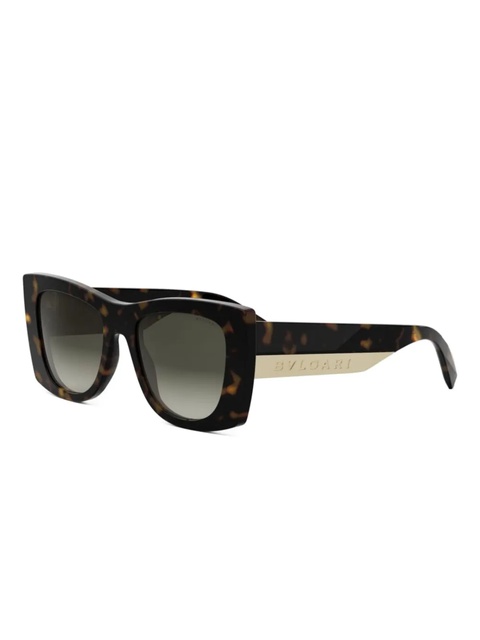 Bvlgari square-frame sunglasses - Brown - zdjęcie produktu nr 1