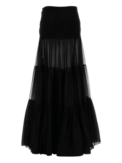 Saint Laurent crepe skirt - Black - zdjęcie produktu nr 2
