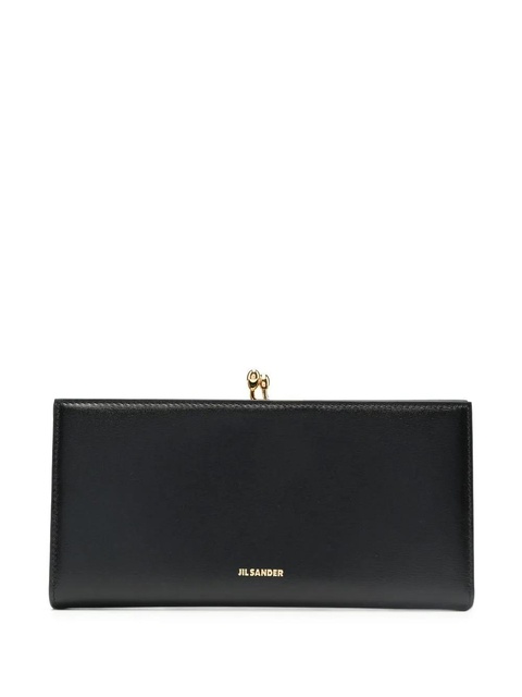 Jil Sander medium Goji leather purse - Black - zdjęcie produktu nr 1