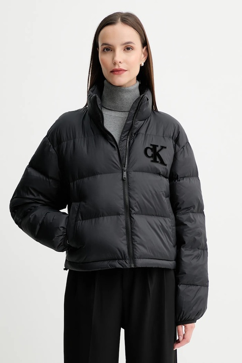 Calvin Klein Jeans kurtka puchowa kolor czarny zimowa LV047D503G - zdjęcie produktu nr 1