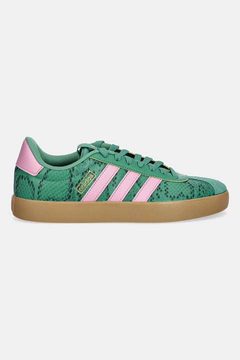 adidas sneakersy skórzane VL Court 3.0 damskie kolor zielony JR8668 - zdjęcie produktu nr 2