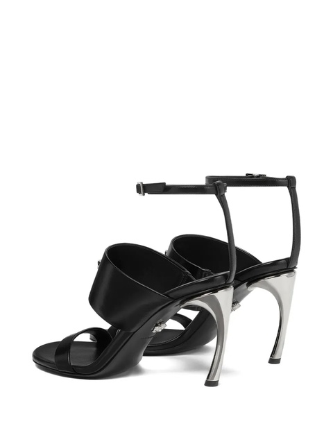 Versace Medusa Head-embellished ankle-strap sandals - Black - zdjęcie produktu nr 2