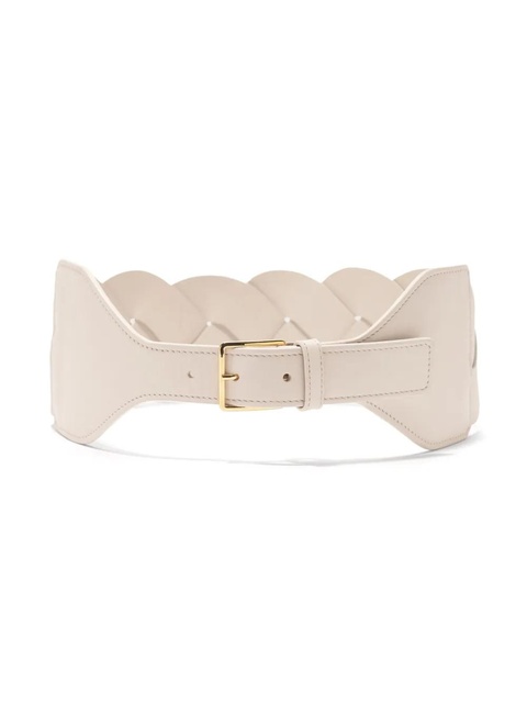 Altuzarra Braid leather waist belt - Neutrals - zdjęcie produktu nr 2
