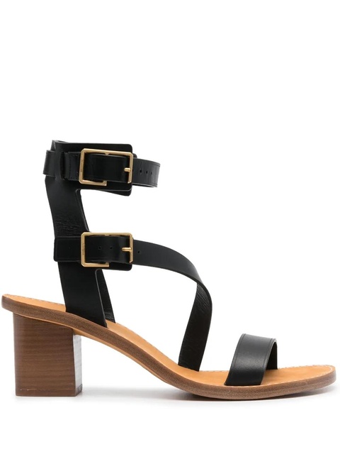 Zadig&Voltaire Cecilia Caprese 70mm leather sandals - Black - zdjęcie produktu nr 1