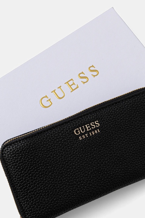 Guess portfel BRENTON damski kolor czarny SWPG96 48146 - zdjęcie produktu nr 2