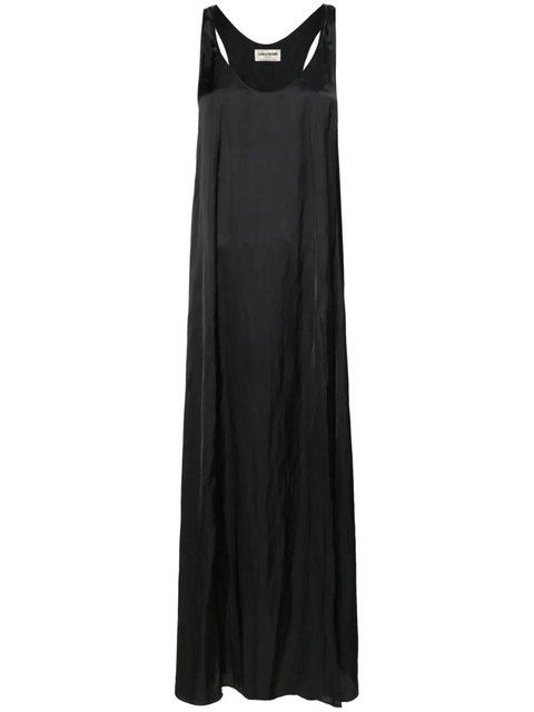 Zadig&Voltaire Rarys satin maxi dress - Black - zdjęcie produktu nr 1